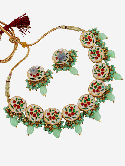 Kundan Choker Necklace set