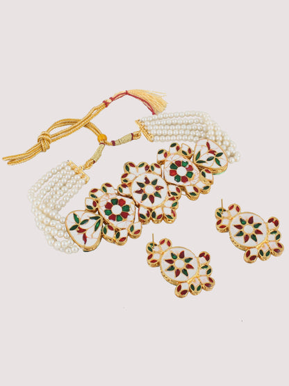 Kundan Choker Necklace set