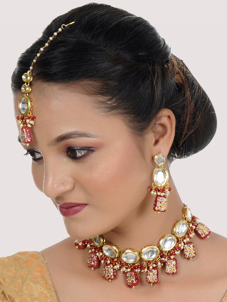 Kundan Choker Necklace set