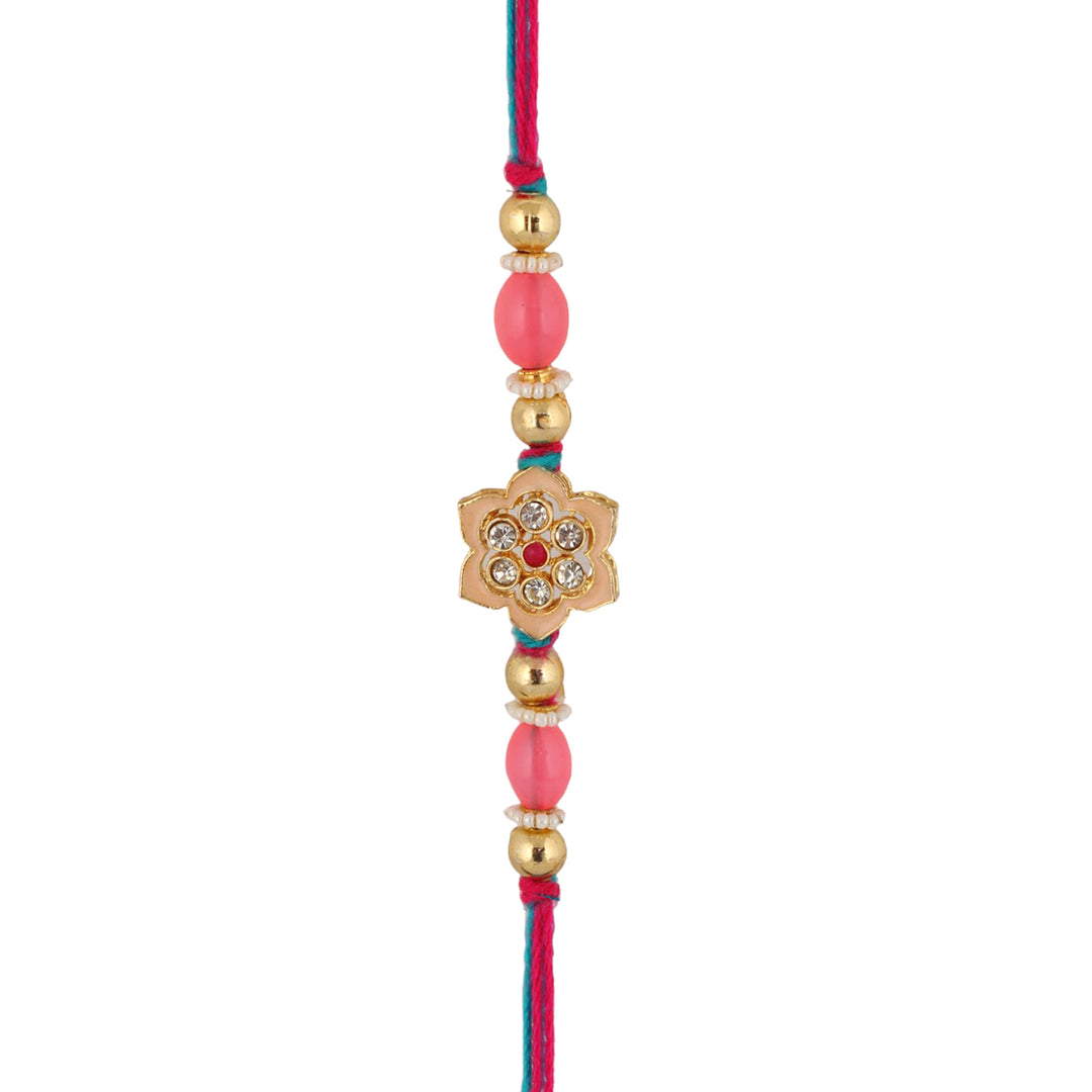 Meenakari Gold Plated Rakhi Pack of 3