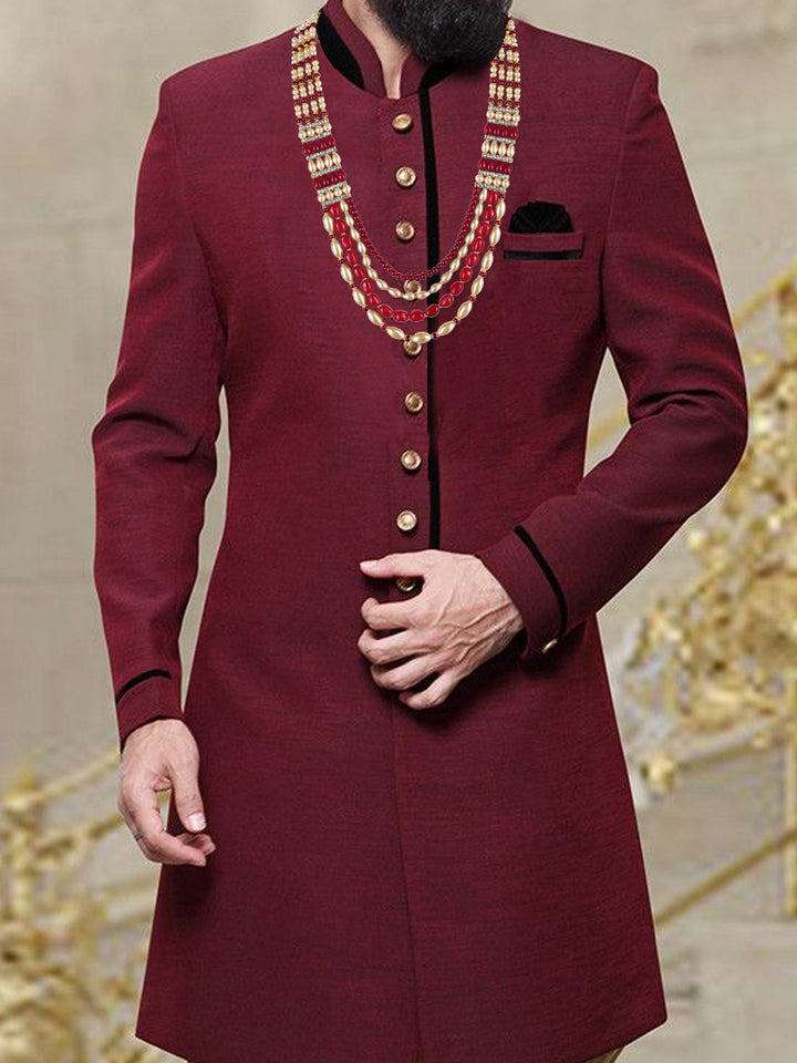 Maharaja Haar Groom Necklace Set for Men