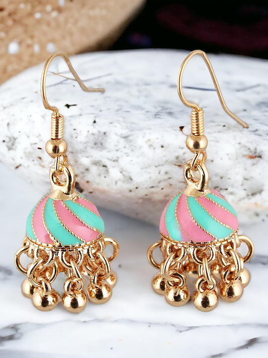 Meenakari Jhumki Earring For Girls & Women