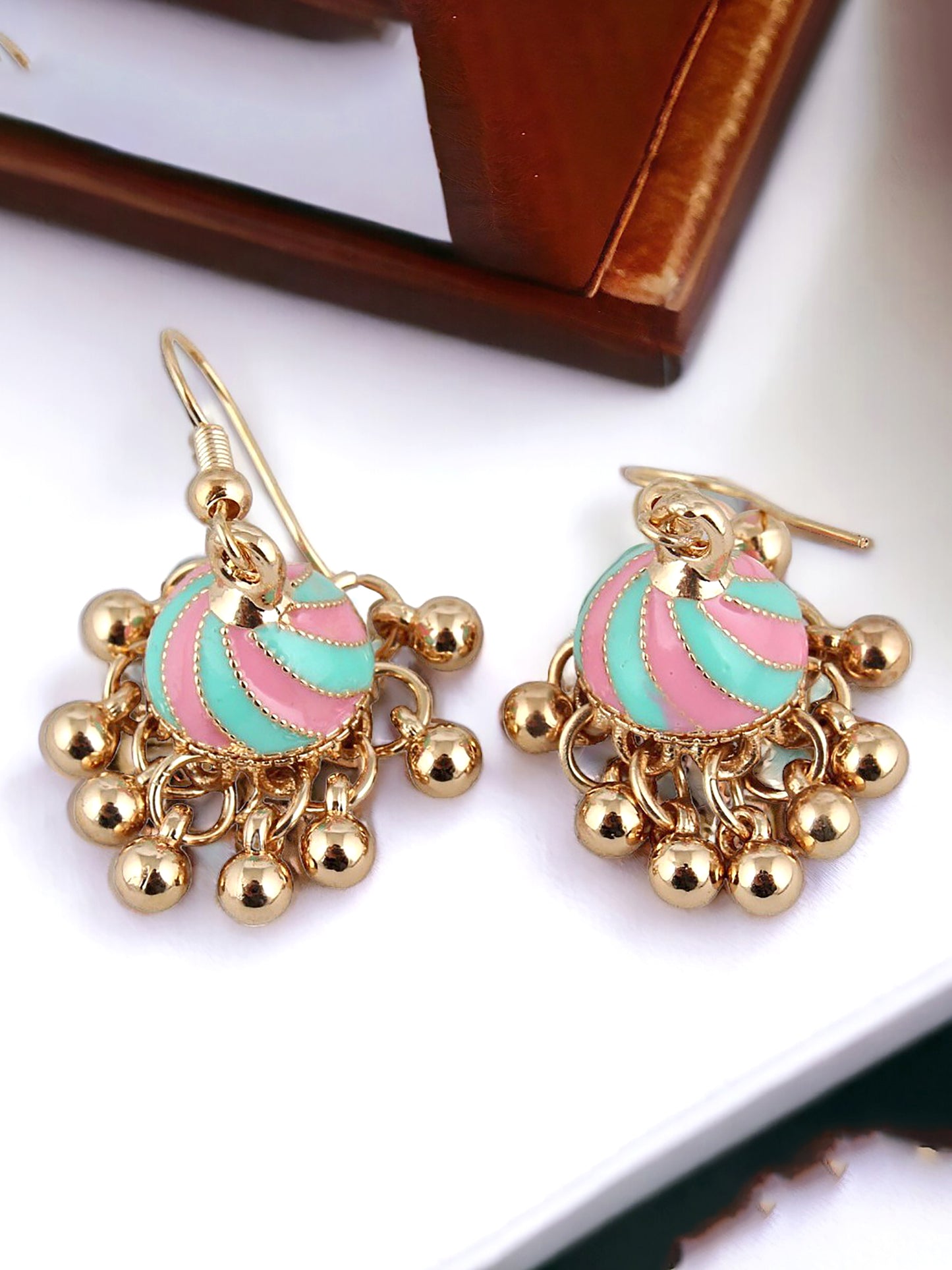 Meenakari Jhumki Earring For Girls & Women