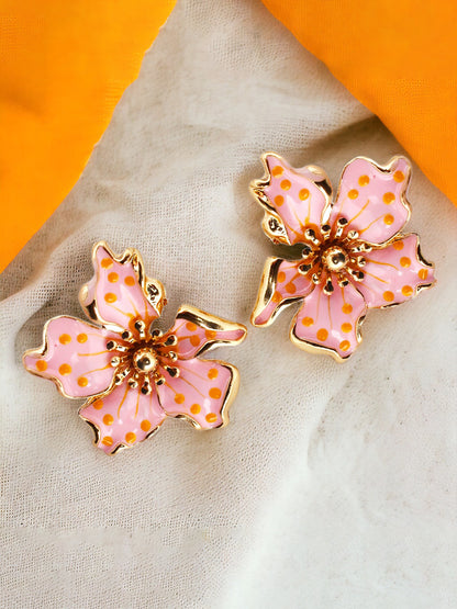 Floral Design Stud Earring For Girls & Women