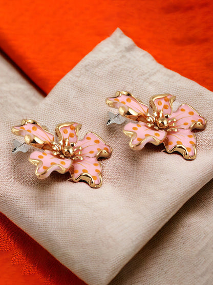 Floral Design Stud Earring For Girls & Women