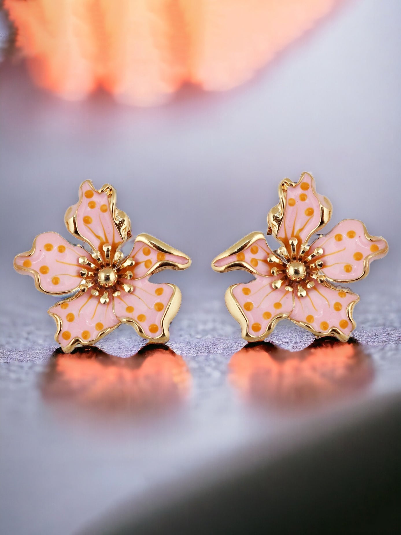 Floral Design Stud Earring For Girls & Women