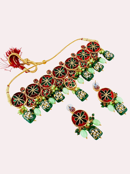 Kundan Choker Necklace set