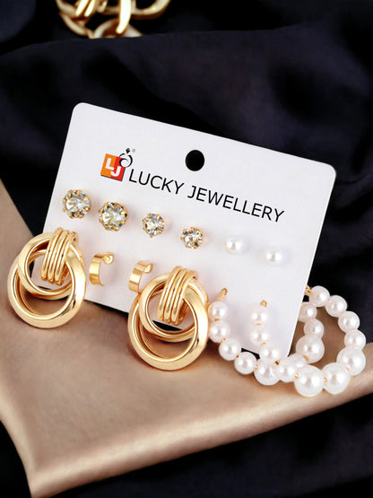 Trendy 6 Pairs Combo Of Earring for Women & Girls