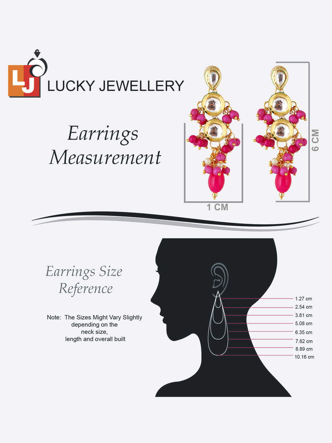 Traditional Back Meenkari Gold Plated uncut kundan Magenta Earrings