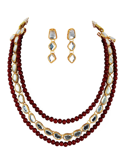 Kundan Necklace Set For Women & Girls