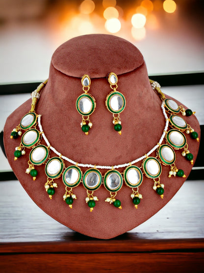 Kundan Necklace Set For Women & Girls