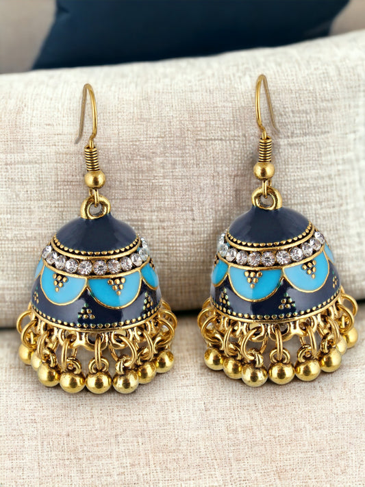 Meenakari Jhumki Earring For Girls & Women