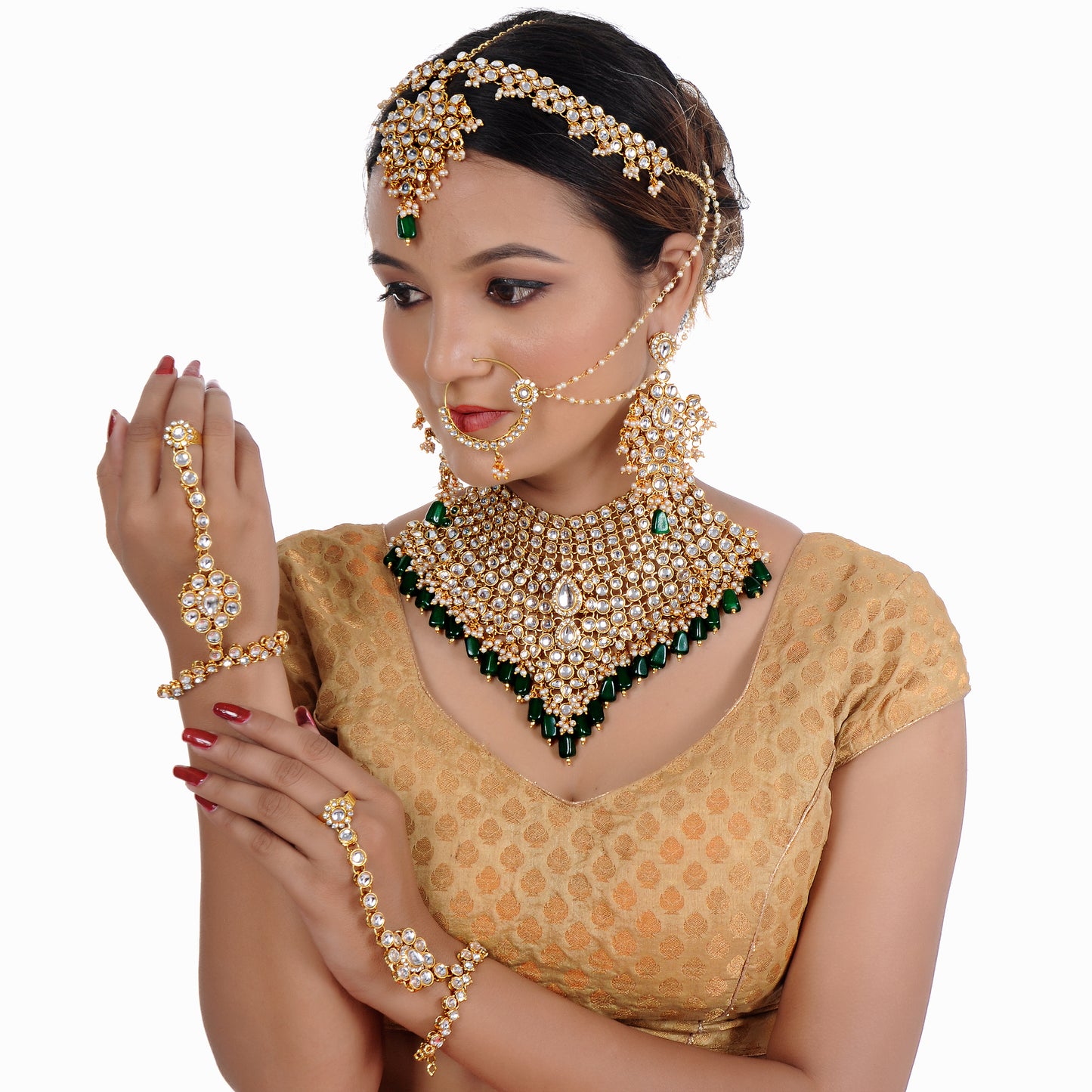 Kundan Bridal Set for Women & Girls