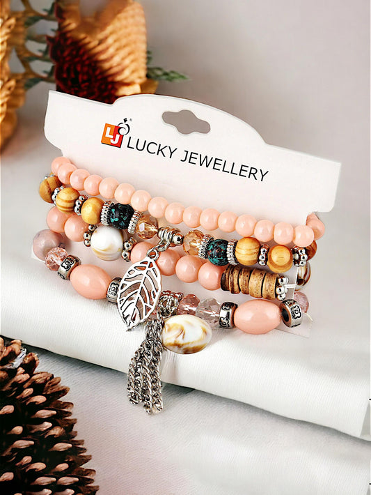 Latest Tassel Stretch Bracelet For Women & Girls