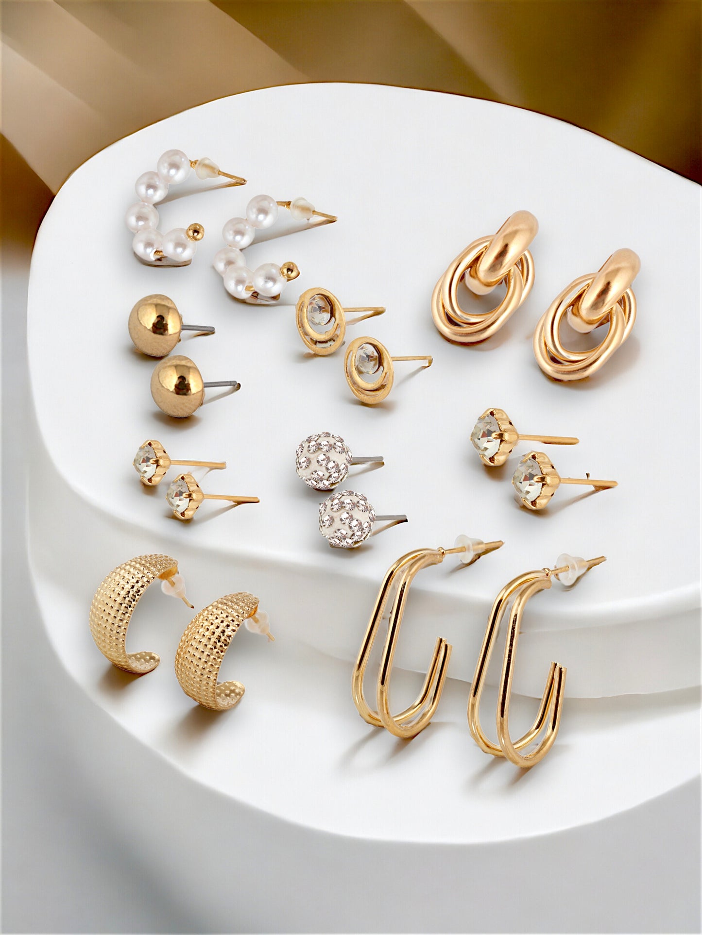 Trendy 9 Pairs Combo Set Of Earring for Women & Girls