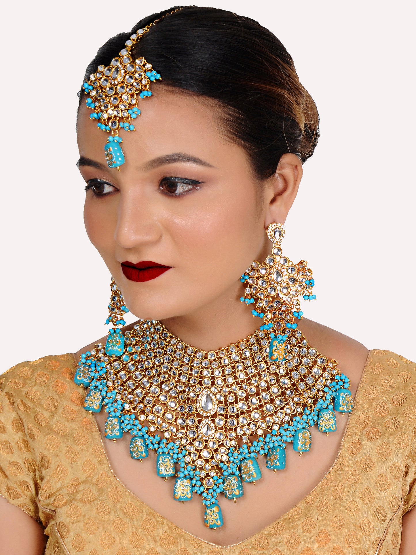 Kundan Bridal Set for Women & Girls