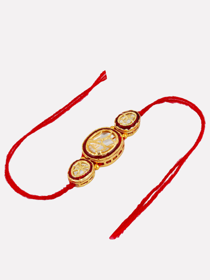 Trendy Meenakari Stone Rakhi Pack of 2