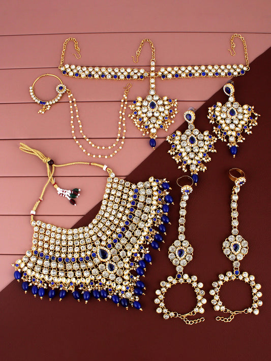 Bridal Set with sheeshpatti for Girls & Women