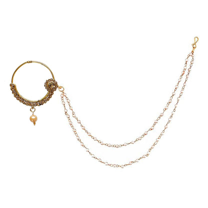 18 K Gold Plated Nath for Girls & Women