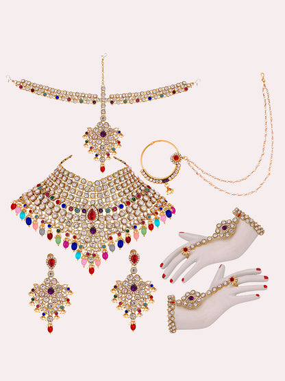 Bridal Set with sheeshpatti for Girls & Women