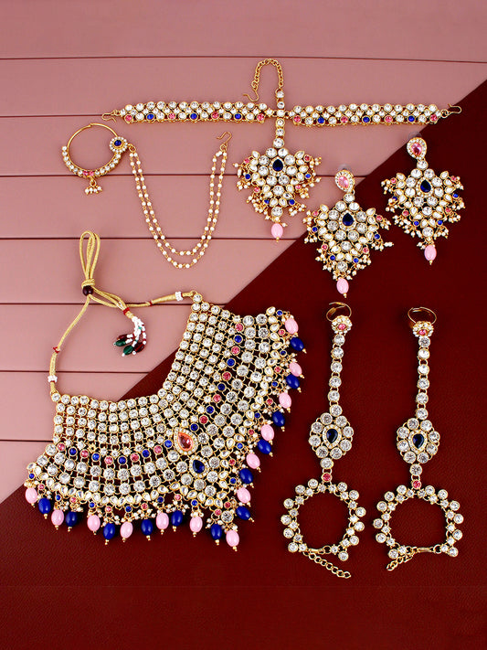 Bridal Set with sheeshpatti for Girls & Women