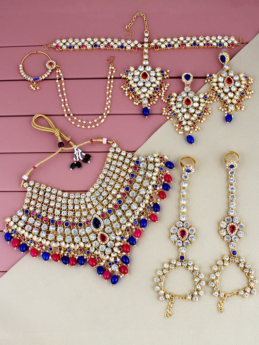 Bridal Set with sheeshpatti for Girls & Women