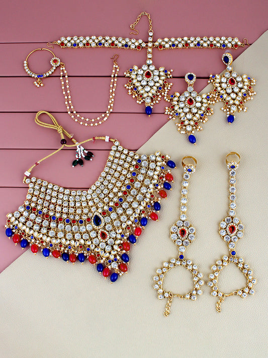 Bridal Set with sheeshpatti for Girls & Women