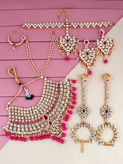 Bridal Set with sheeshpatti for Girls & Women