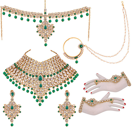 Bridal Set with sheeshpatti for Girls & Women