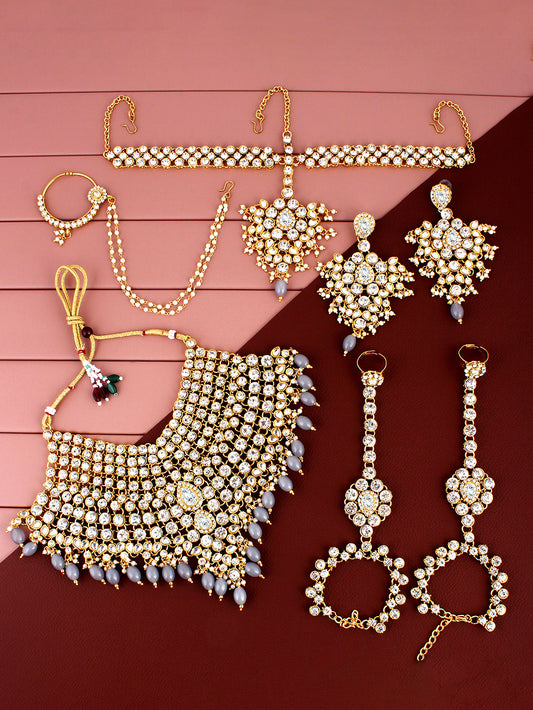 Bridal Set with sheeshpatti for Girls & Women