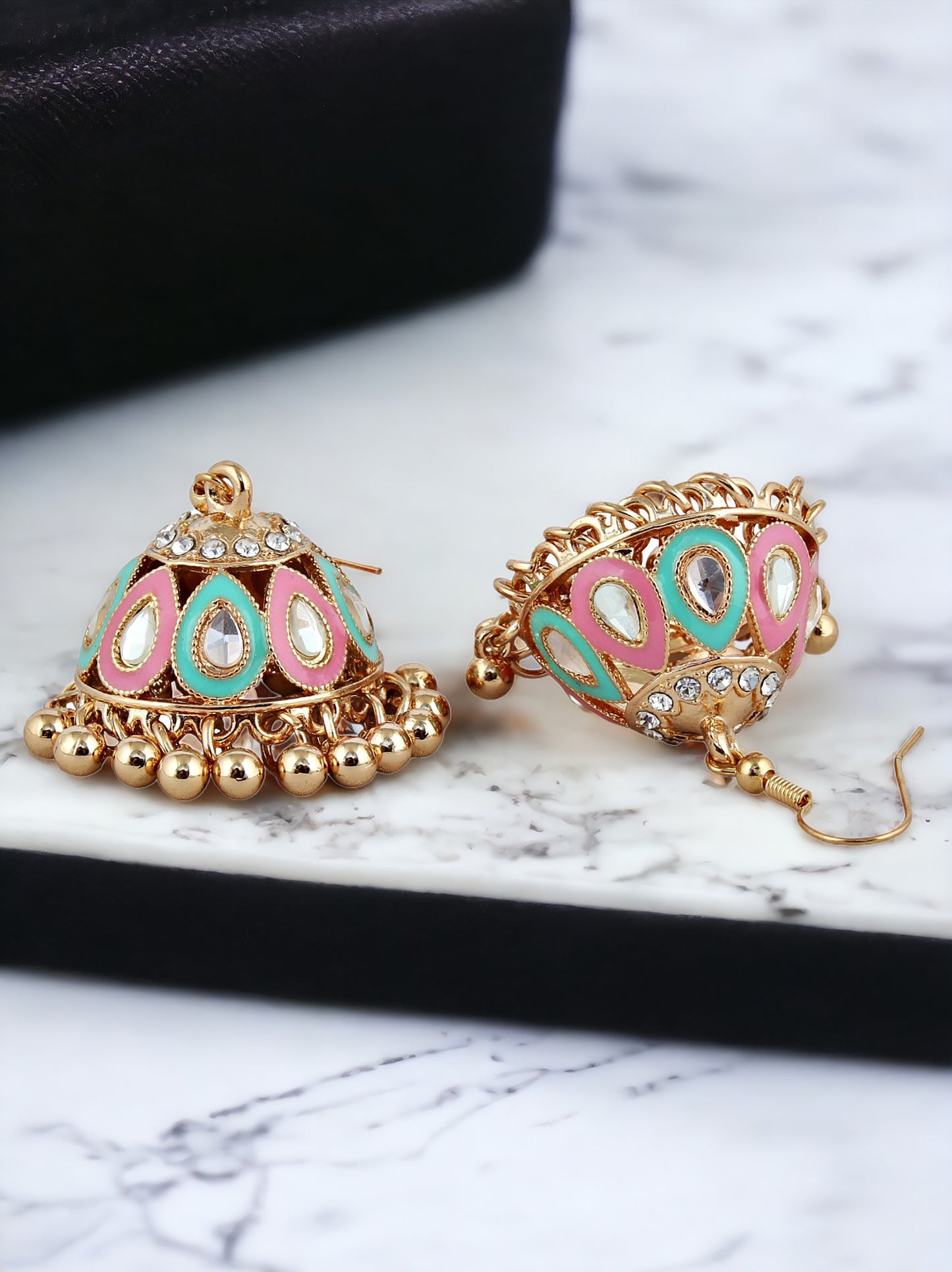 Meenakari Jhumki Earring For Girls & Women