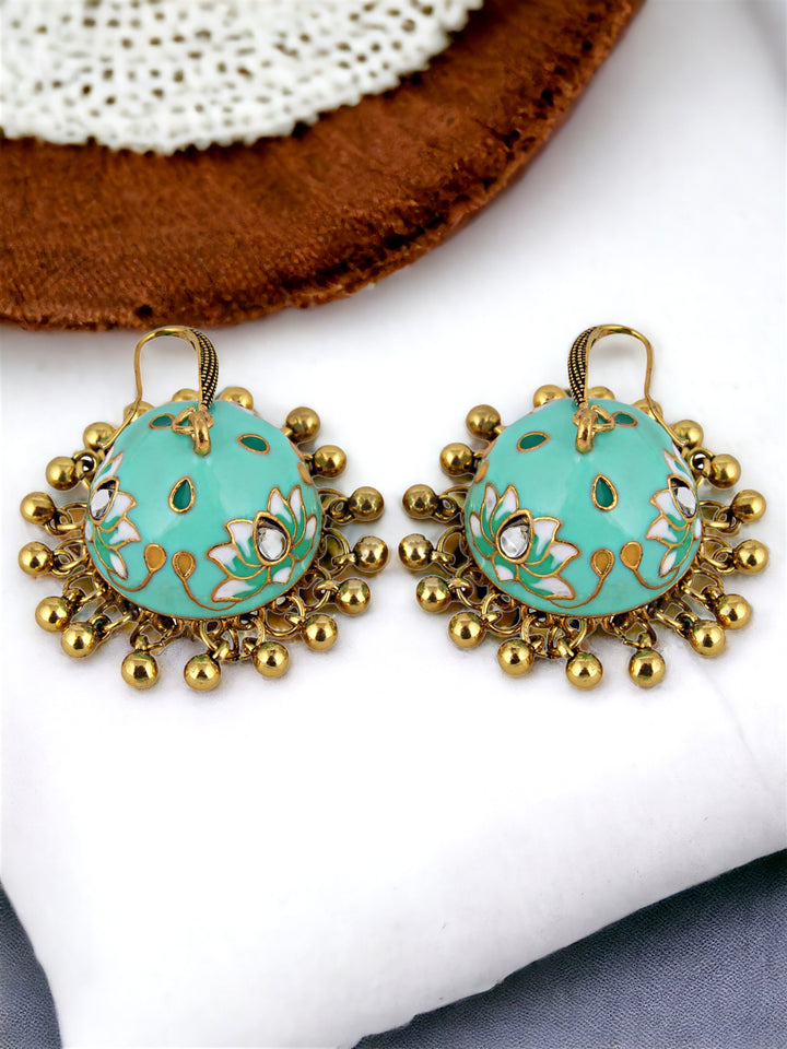 Meenakari Jhumki Earring For Girls & Women