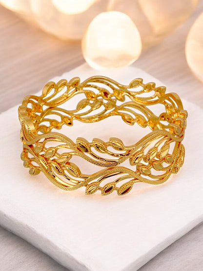 18k One Gram Gold Plated Traditional Bangles for Women & Girls |