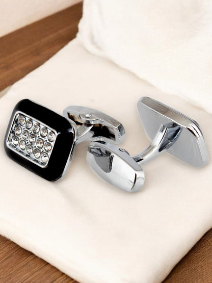 Silver Plated Sleeve Button Formal Cuff Shirt Button Blazer Cufflinks for Men