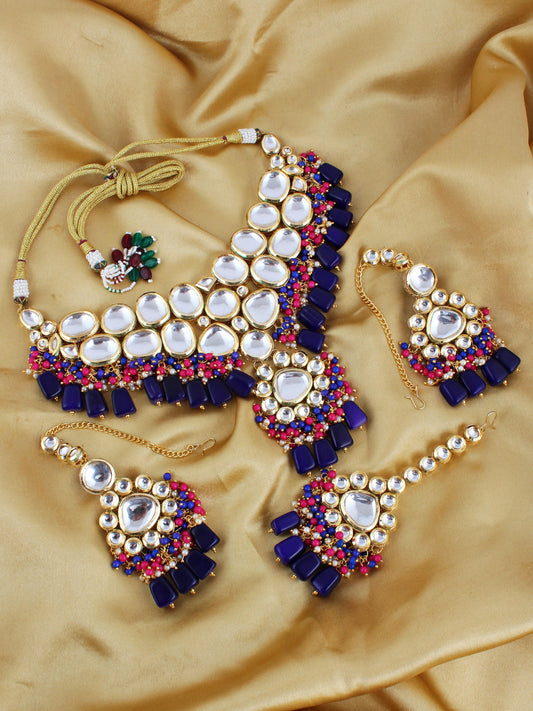 Kundan Necklace Set For Women & Girls