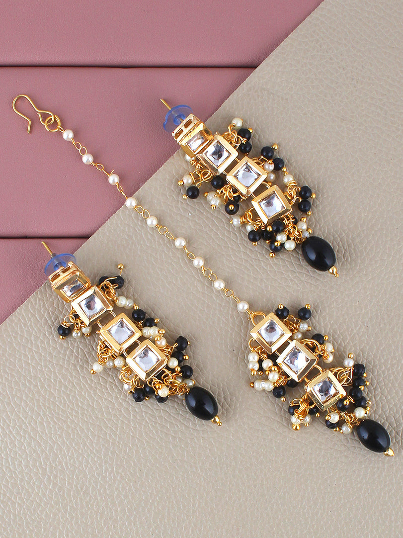 kundan Tika Earring set for Girls & women