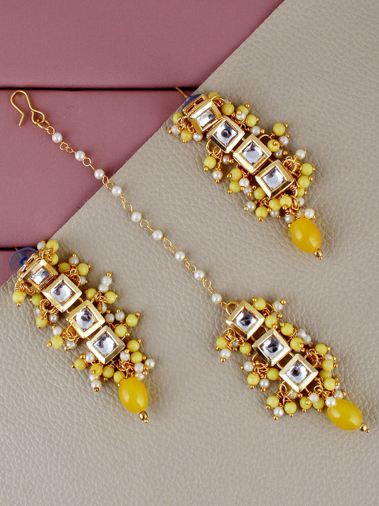 kundan Tika Earring set for Girls & women