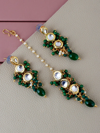 kundan Tika Earring set for Girls & women