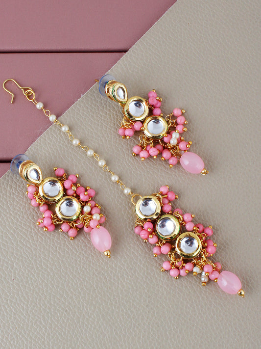 kundan Tika Earring set for Girls & women