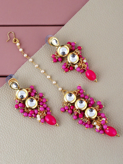 kundan Tika Earring set for Girls & women