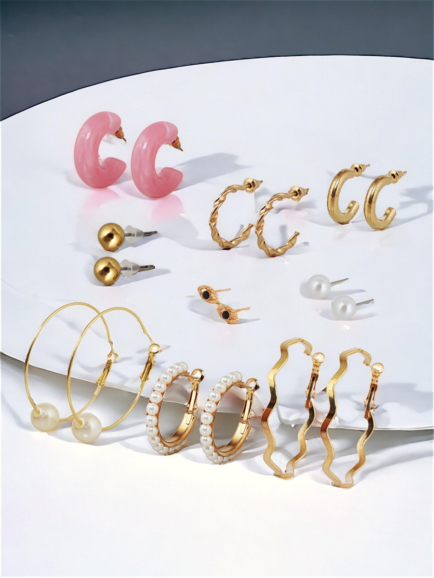 Trendy 9 Pairs Combo Set Of Earring for Women & Girls