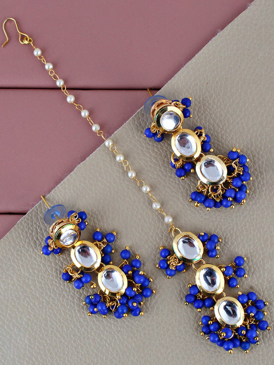 kundan Tika Earring set for Girls & women