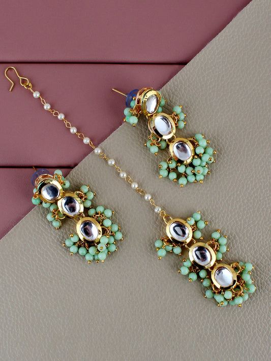 Kundan Tika Earring set for Girls & women