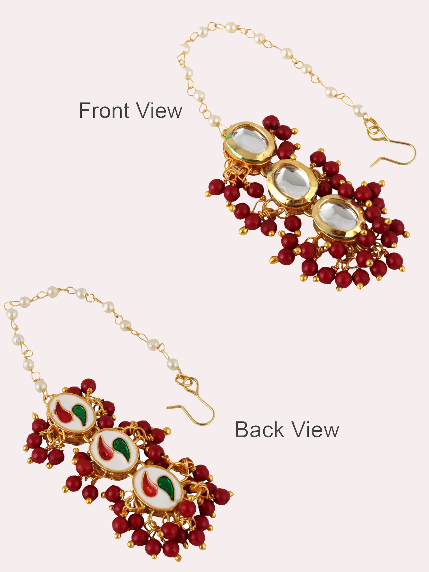 Kundan Tika Earring set for Girls & women