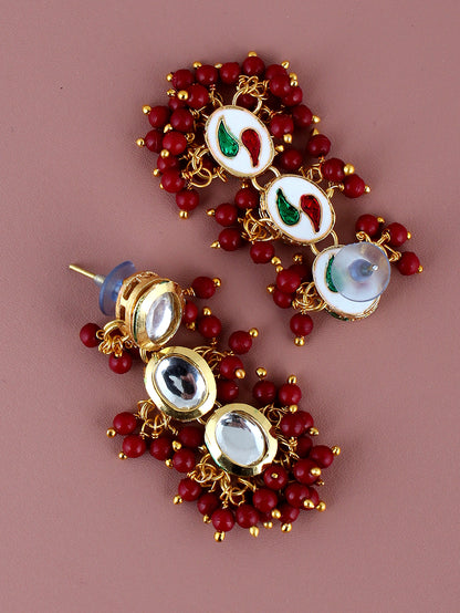 Kundan Tika Earring set for Girls & women