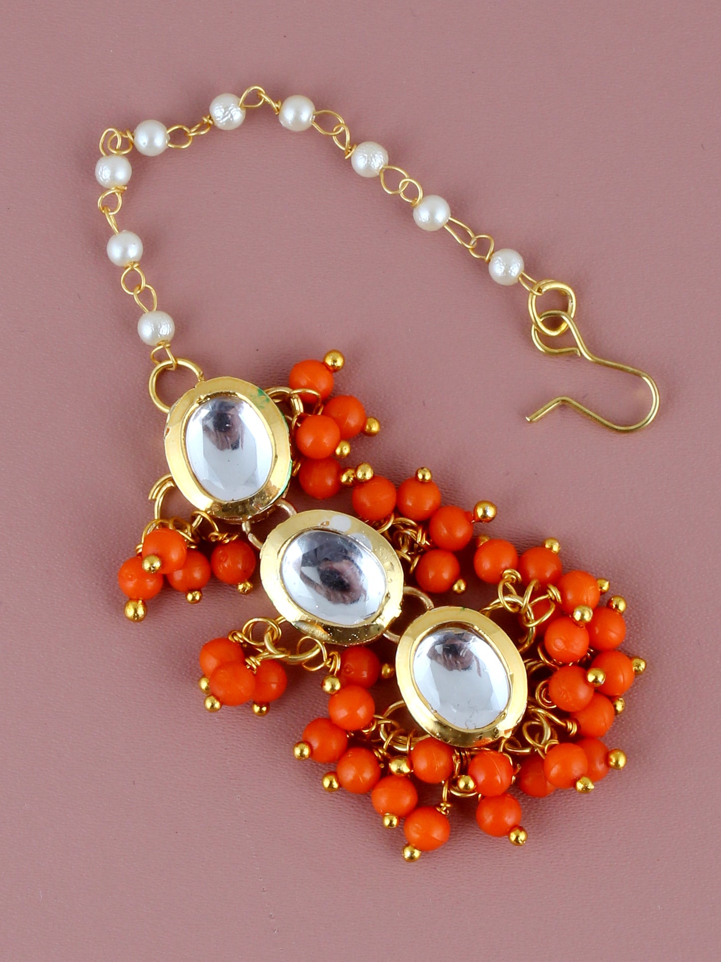 Kundan Tika Earring set for Girls & women