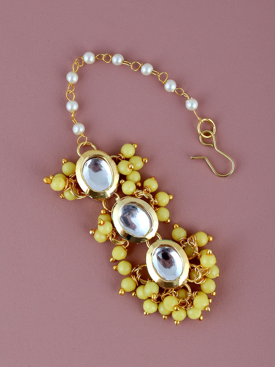 Kundan Tika Earring set for Girls & women