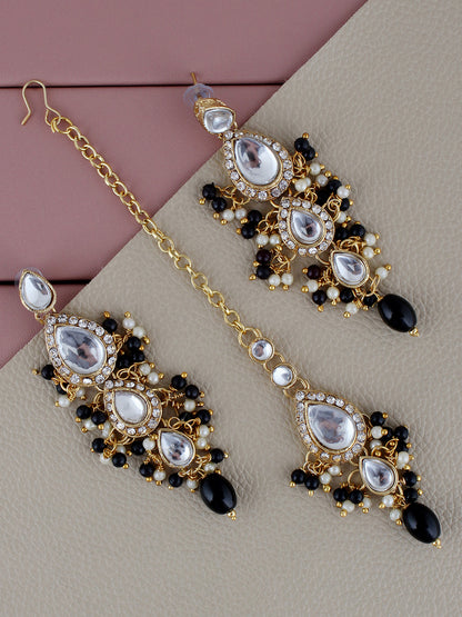 Kundan Tika Earring set for Girls & women