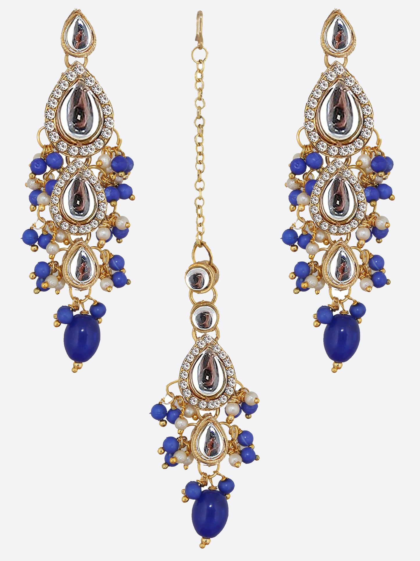 Kundan Tika Earring set for Girls & women