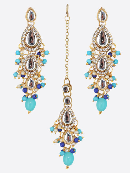 Kundan Tika Earring set for Girls & women